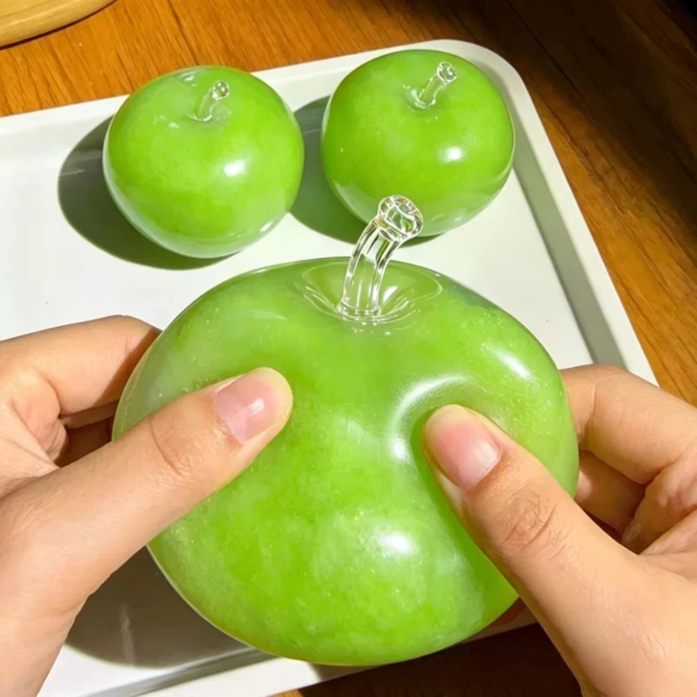 Green Apple Slow Rising Squishy Fidget Toy